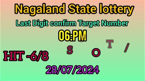 nagaland state lottery 28
